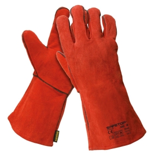 ESSEN Size 10 COW SPLIT LEATHER LINEN WELDER'S GLOVE