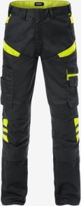 TROUSERS 2555 STFP BLACK/HIVIS YELLOW