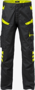 TROUSERS 2552 STFP BLACK/HIVIS YELLOW