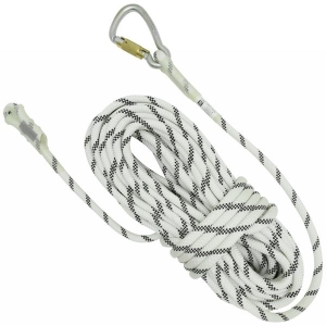 STATIC LANYARD WHITE 11mm 10m + 435.LR0