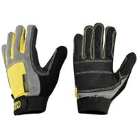 FULL GLOVES BLACK/YELLOW SZ. L