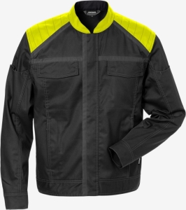 JACKET 4555 STFP BLACK/HIVIS YELLOW