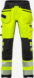 HIGH VIS TROUSERS 2707 PLU HIVIS YELLOW / BLACK