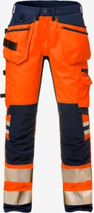 HIGH VIS TROUSERS 2707 PLU HIVIS ORANGE / NAVY