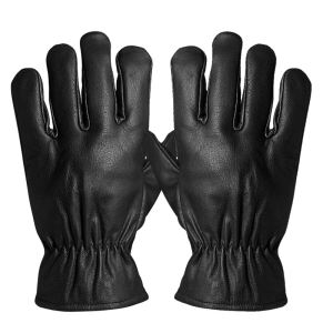 DORNEDA 9 One SIZE  WINTER FULL COWGRAIN FLANNEL LINED GLOVE Black