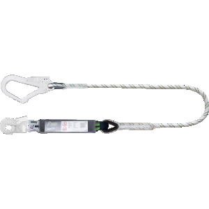 HOPE - Energy absorbing kernmantle rope lanyard 1.50 mtr with conneCTors FA 50 202 17 and FA 50 207 55
