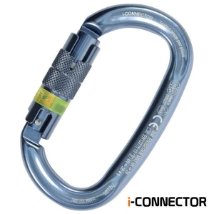 i-CONNECTOR - I-OVALONE ALU TITANIUM TWISTLOCK