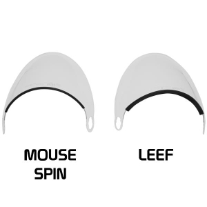 LONG VISOR TRANSPARENT MOUSE - SPIN