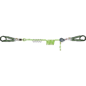 O-LINE - 4 User Horizontal Temporary Lifeline, with 4 O-rings