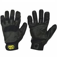 PRO GLOVES LEATHER/NYLON BLACK SZ.L