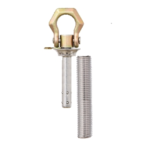 Detachable anchorage with chemical fixing