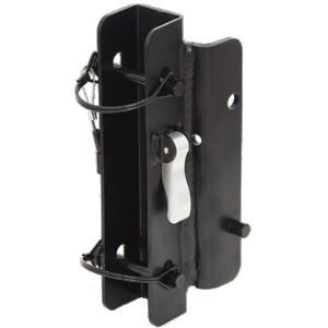 Universal adaptation plate for installing the winch or the block with integratedwinch on double head-mounted pulley Tripod