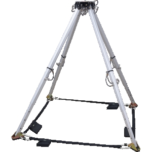 QuadPod for cliff top or mountain rescue and confined space rescue