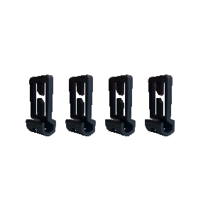Set of 4 helmet clips for headlamp