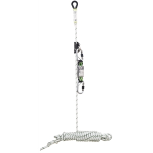 LOREL-A, Sliding fall arrester attached to 20 m anchor line, removable energy absorber