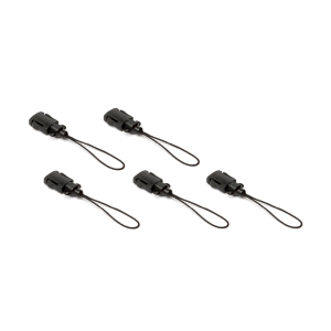 NLG Mini Coil Tool Lanyard ConneCTors, 5 Pack