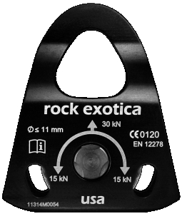 Mini Machined Pulley (Single/Black)