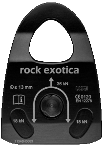 Mini Machined Pulley (Double/Black)